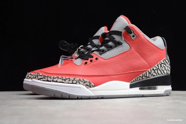 Rep LUCY Jordan Air 3 Cement Red CK5692-600 0801